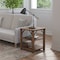 Flash Furniture 17.5 W, 17.5 L, 22 H, Engineered Wood, Rustic Oak ZG-035-OAK-GG - alternate 1